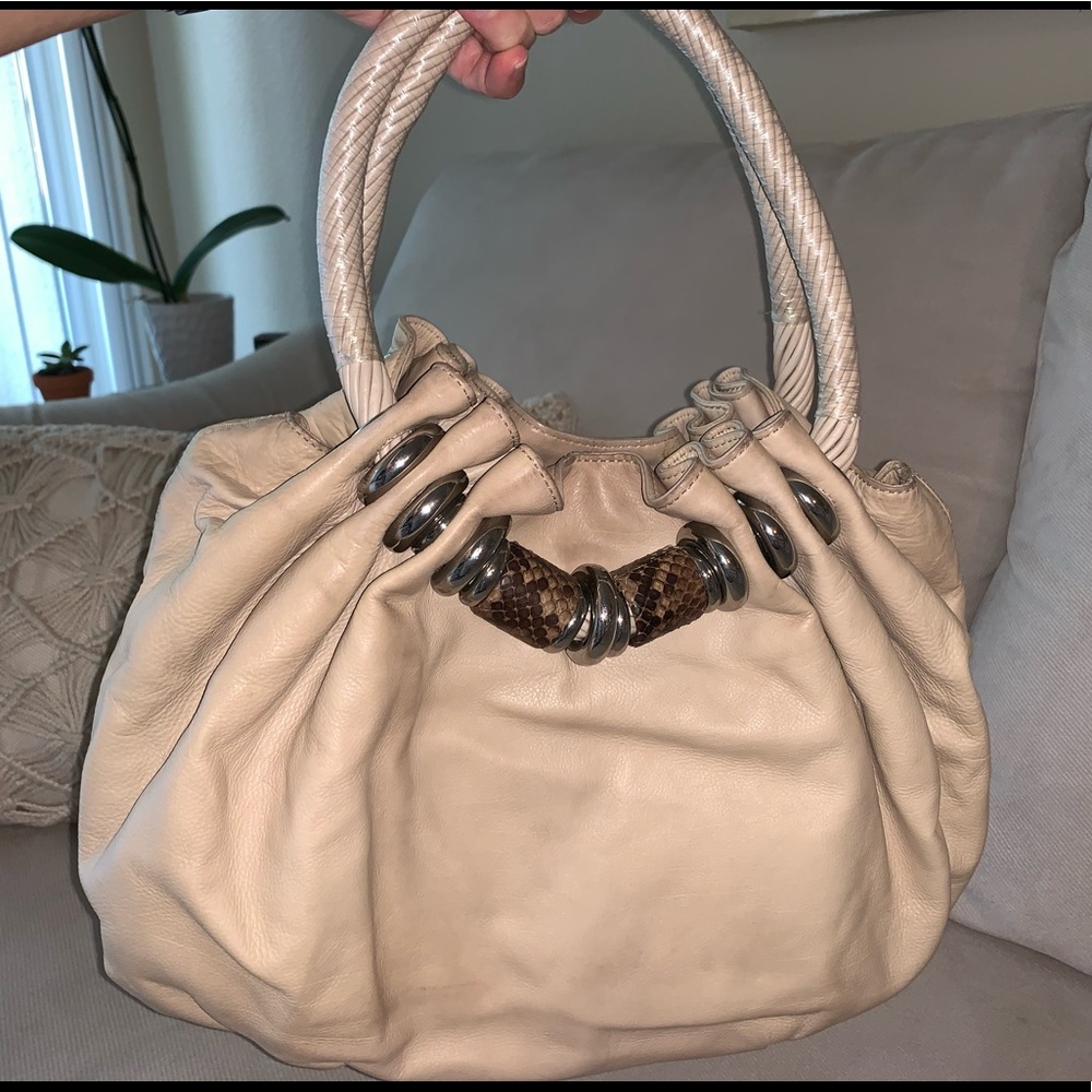 Michael Kors double twisted handle handbag